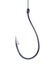 Metal Fishing hook on white