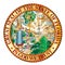 Metal Florida State Seal