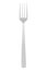 Metal fork isolated on white background