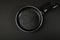 Metal frying pan: Ceramic coating with non-stick coating: Kitchen utensils On a black background: Cooking for chefs in the