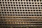 Metal grid pattern background. dusty ventilation detail