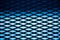 Metal grille on a blue background