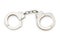 Metal handcuffs isolated