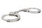 Metal handcuffs isolated