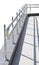Metal handrail