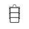 Metal indian tiffin box outline icon