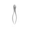 Metal long pliers, stomatology tool for extract tooth