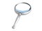 Metal Magnifying glass. search concept