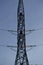 The metal mast of the energy mast in an unusual look.