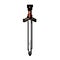 metal medieval weapon game pixel art vector illustration