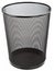 Metal Mesh Black Wastebasket Trash Can