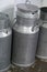Metal milk cans