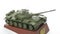 Metal model army tanks