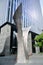 Metal monument near Perth Town Hall, situated in Perth, Australia