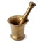 Metal mortar and pestle