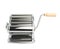 Metal pasta maker machine isolated