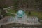 Metal pavilion in borjomi park