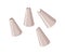 Metal piping tips kit for cream, pastry decoration tool. Steel heads, caps for cakes, confectionery decor. Cooking