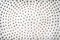 Metal plate with hole texture , old steel background in seamless circle patterns