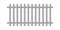 Metal prison bars isolated. Vector illustration