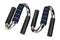 Metal push up bars exercise tool with black and blue sponge hold