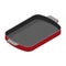 Metal rectangular baking tray for baking meat, fish, cake, pie or other food, isometric style