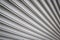 Metal rolling security shutters background