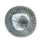 Metal round brush for dish cleaning. Isolated