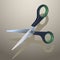 Metal scissors with plastic handles - professional tools