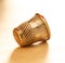 Metal sewing thimble