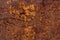 Metal sheet corroded rusty oxidized background significant texture