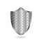 Metal Shield Icon, Silver Knight Shield, Ancient Protective Armor