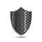 Metal Shield Icon, Silver Knight Shield, Ancient Protective Armor