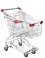 Metal shopping trolley