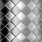 Metal silver checked pattern