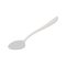 Metal spoon in flat style. Silverware for dinner, restaurant