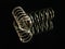 Metal spring round helical spiral reflection elastic