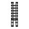 metal step ladder safety game pixel art vector illustration