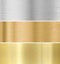 Metal texture background :gold, silver, bronze