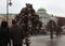 Metal Trees of Love with locks. Moscow. Russia.