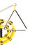 Metal triangle, percussion musical instrument, easy to use for orchestras and ensembles