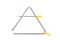 Metal triangle, percussion musical instrument, easy to use for orchestras and ensembles