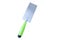 Metal trowel cement. White isolate. Construction tool