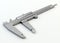 Metal vernier caliper isolated