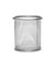 Metal wastebasket