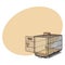 Metal wire cage, crate for pet, cat, dog transportation