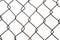 Metal wire-mesh rabitz isolated on white background