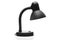 Metalic black table lamp on white