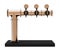 Metall Bar Beer Pump Tower 3d Render Three Cranes