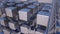 Metallic abstract cubes boxes 3d animation